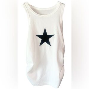Ribbed Crop Starry Tank Top